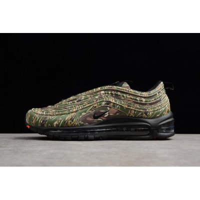 Nike Erkek Air Max 97 Premium Qs Camo / Zeytin Yeşili / Siyah Koşu Ayakkabısı Türkiye - TUGMGRAN